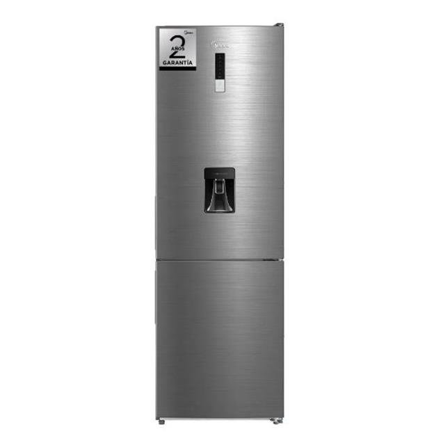 Heladera Midea con freezer No Frost Inverter Silver 300L (MDRB424FGE46AW)